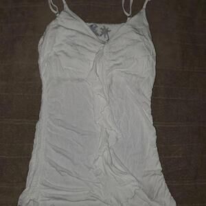 Guess Women's White Vests-tanks